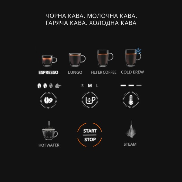 Фото - Кофемашина Krups SA403BE0 Coffee Crush Experience