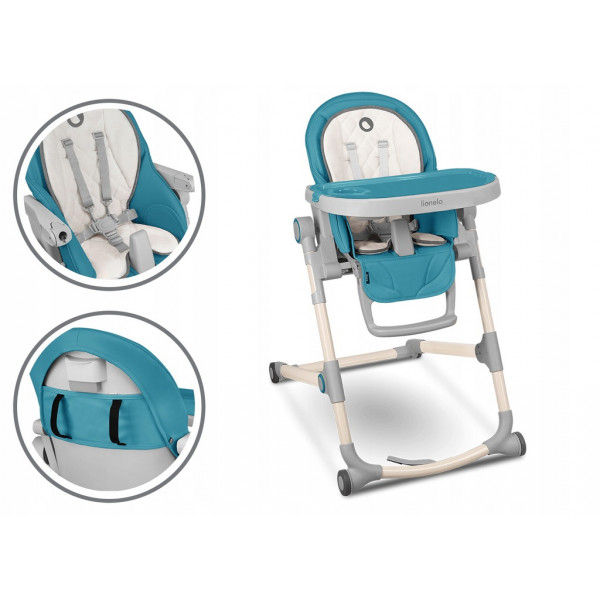 Фото - Стільчик для годування класичний Lionelo Cora Ocean
