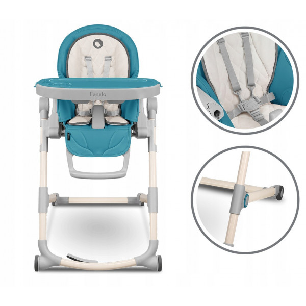 Фото - Стільчик для годування класичний Lionelo Cora Ocean