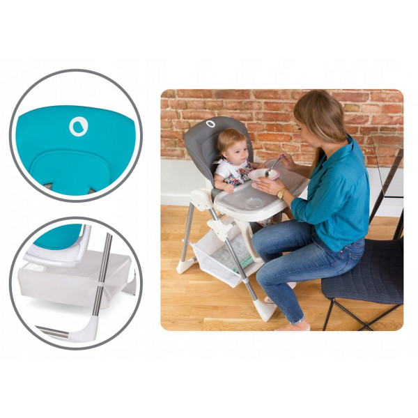 Фото - Стульчик для кормления трансформер Lionelo Linn Plus Turquoise