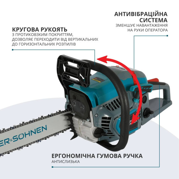 Фото - Ланцюгова пила Konner&Sohnen KS CS31G-16