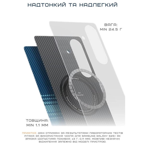 Фото - Чохол для смартфону Pitaka Tactile Woven Case Moonrise for Samsung Galaxy S25 (KS2502)