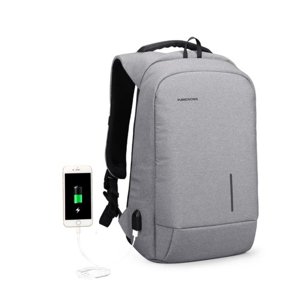 Фото - Рюкзак для ноутбуку Kingsons 13.3'' Light Grey (KS3149W-D13L)