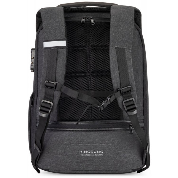 Фото - Рюкзак для ноутбуку Kingsons 17'' Dark Grey (KS3149W-D17)