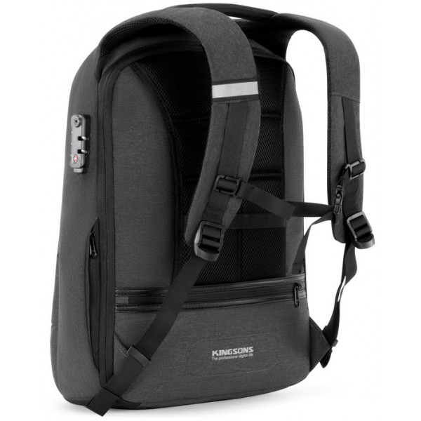 Фото - Рюкзак для ноутбуку Kingsons 17'' Dark Grey (KS3149W-D17)