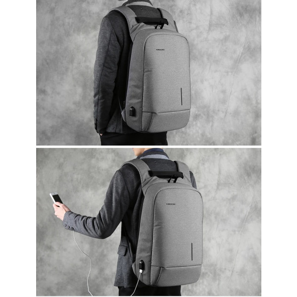 Фото - Рюкзак для ноутбуку Kingsons 17'' Light Grey (KS3149W-D17L)