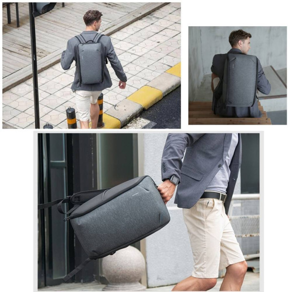 Фото - Рюкзак для ноутбука Kingsons 15.6'' Dark Grey (KS3203W-B)