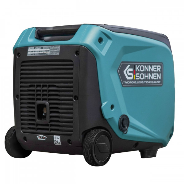Фото - Генератор бензиновий Konner&Sohnen KS4000IEGS
