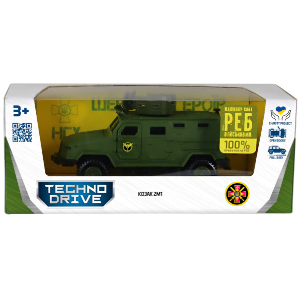 Фото - Автотранспорт TechnoDrive Шеврони Героїв – КОЗАК 2М1 – ГУР МО (KS450-1)