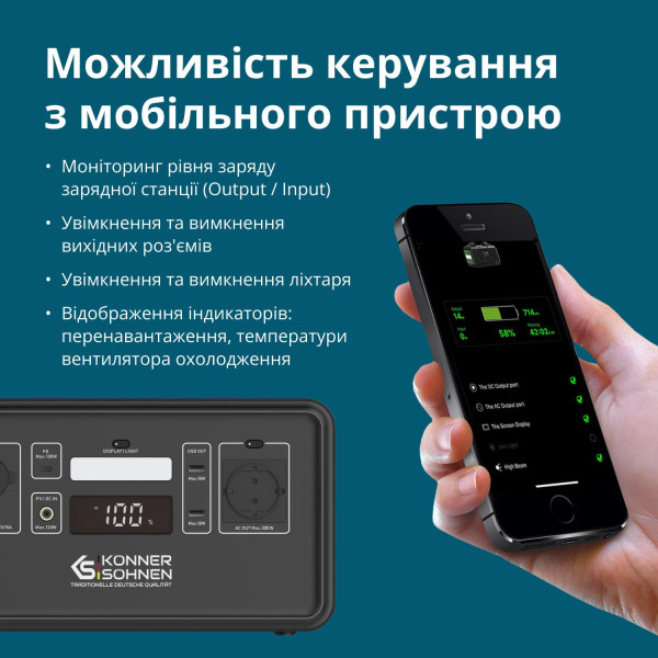 Фото - Зарядна станція універсальна Konner&Sohnen KS500PS