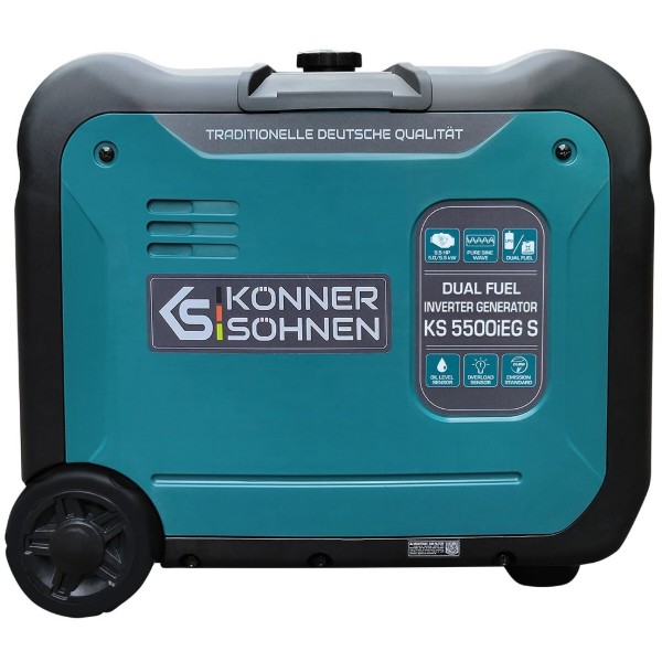 Фото - Генератор бензиновый Konner&Sohnen KS5500IEGS