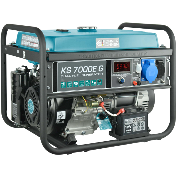 Фото - Генератор двопаливний Konner&Sohnen KS 7000E G