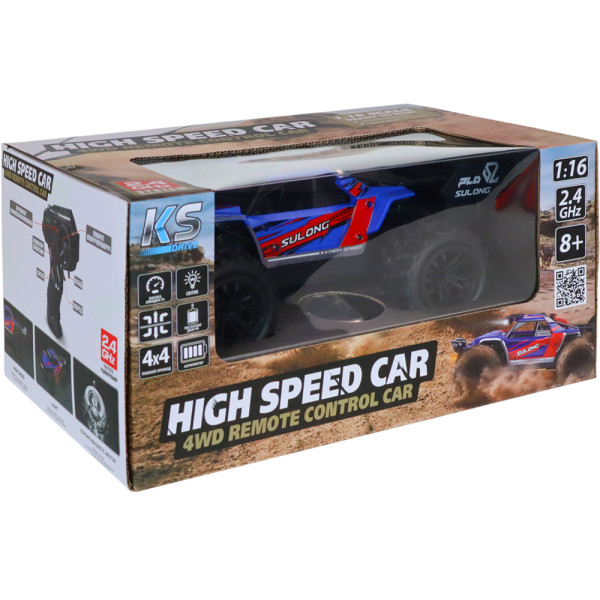 Фото - Радіокерована машинка KS Drive HIGH SPEED Blue (SL-8024A)