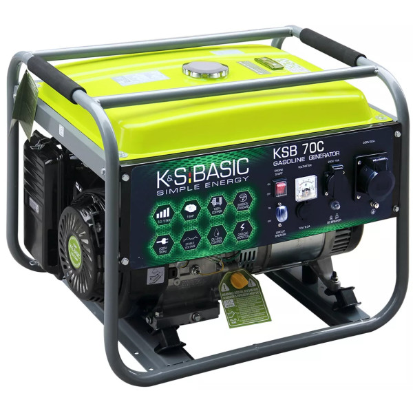 Фото - Генератор бензиновий Konner&Sohnen KSB70C