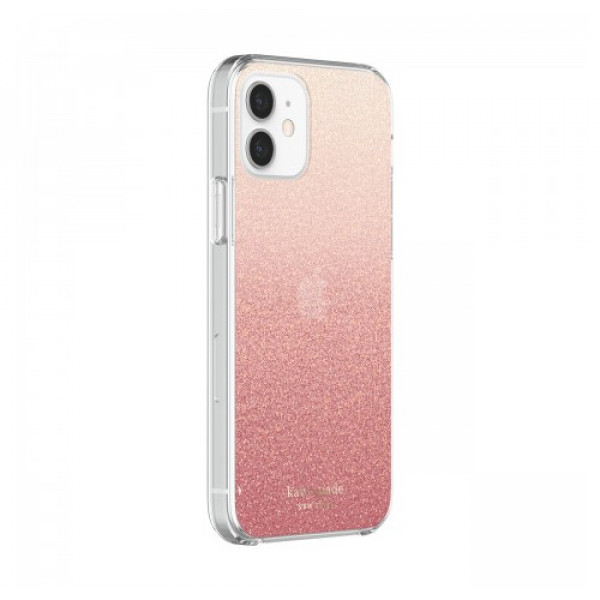 Фото - Чохол для смартфону Kate Spade New York  Protective Hardshell Case (1-PC Comold) for iPhone 12 Pro - Glitter Ombre Sunset Pink/Multi (KSIPH-153-GLOSN)