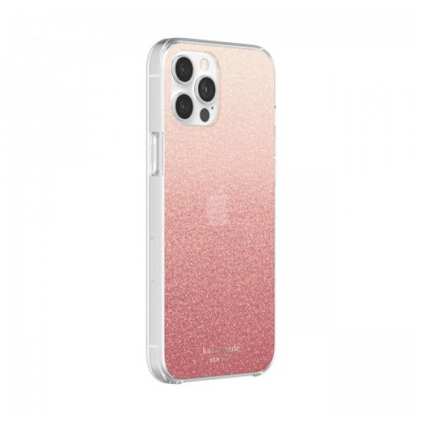 Фото - Чохол для смартфону Kate Spade New York Protective Hardshell Case for iPhone 12 Pro Max - Glitter Ombre Sunset Pink/Multi (KSIPH-154-GLOSN)
