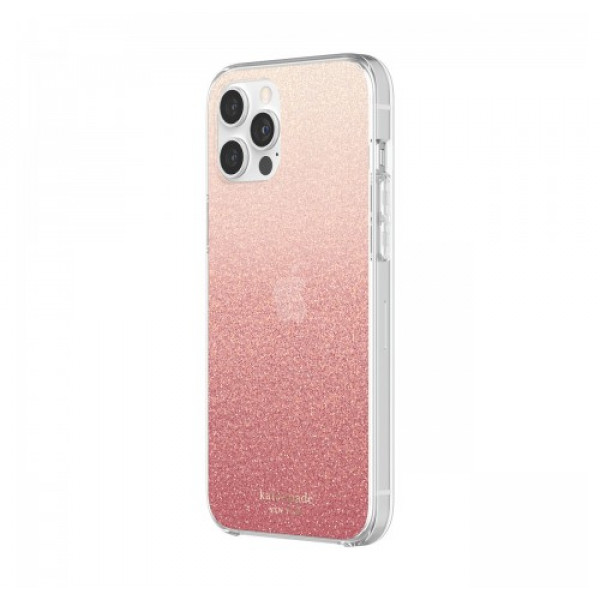Фото - Чохол для смартфону Kate Spade New York Protective Hardshell Case for iPhone 12 Pro Max - Glitter Ombre Sunset Pink/Multi (KSIPH-154-GLOSN)