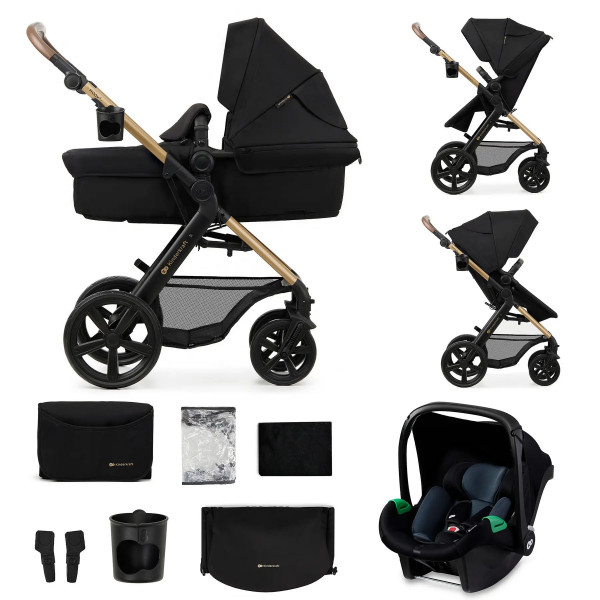 Фото - Коляска універсальна 3 в 1 Kinderkraft Moov 2 Pure Black (KSMOOV02BLKEV00)