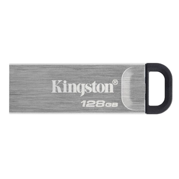 Фото - Флеш USB Kingston DataTraveler Kyson 128GB USB 3.2 Silver-Black (DTKN/128GB) Фото - Флеш USB Kingston DataTraveler Kyson 128GB USB 3.2 Silver-Black (DTKN/128GB)
