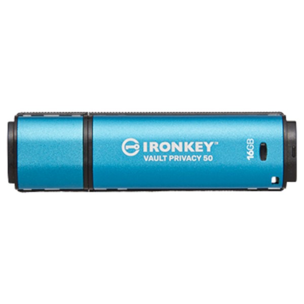 Фото - Флеш USB Kingston 3.2 16GB IronKey Vault Privacy 50 Type-A Blue (IKVP50/16GB)