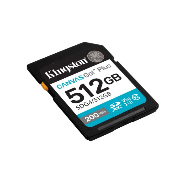 Фото - Карта памяти Kingston SDXC 512GB Canvas Go! Plus G4 Class 10 UHS-I U3 V30 (SDG4/512GB)