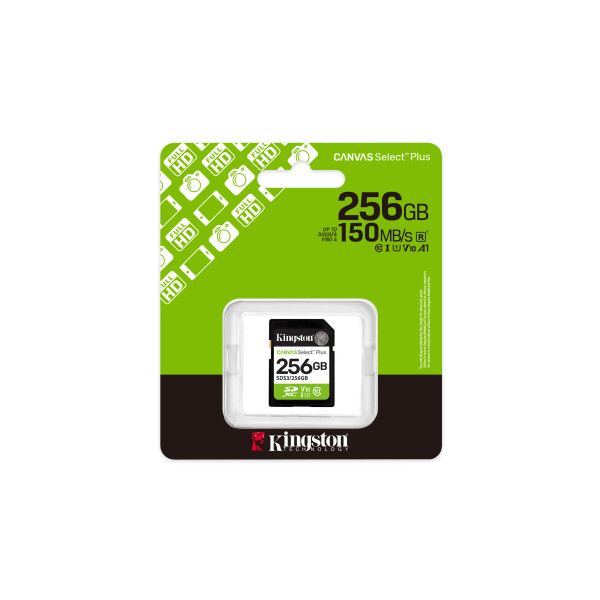 Фото - Карта пам'яті Kingston 256GB SDXC Canvas Select Plus Gen3 (SDS3/256GB)