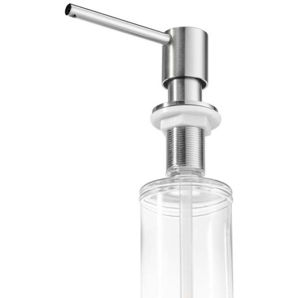 Фото - Мийка кухонна+змішувач GRANADO Optimal Estella white (+Badalona LUX inox + дозатор Redondo inox + кошик + дошка)