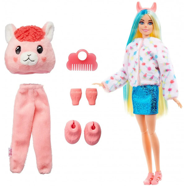Фото - Лялька Barbie "Cutie Reveal" — потішна лама (HJL60)