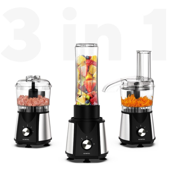 Фото - Уценка - Кухонный комбайн Kumtel HFP-02 Black