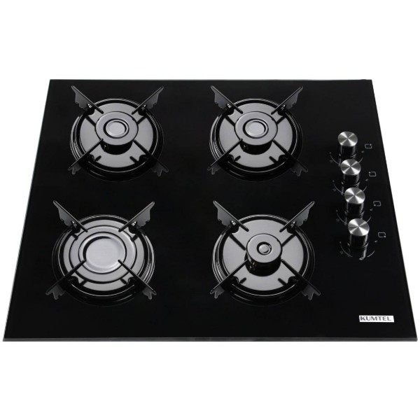 Фото - Варильна поверхня газова Kumtel KO-40TAHDF BLACK
