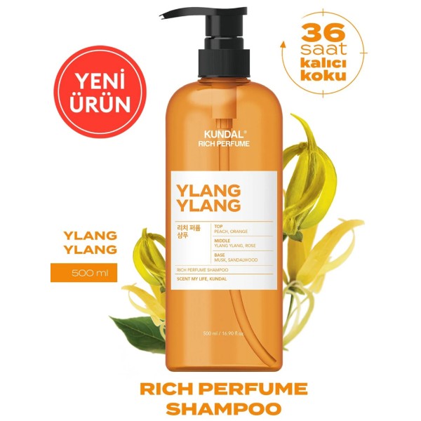 Фото - Шампунь женский Kundal YLANG YLANG 500 мл (8809953772925)