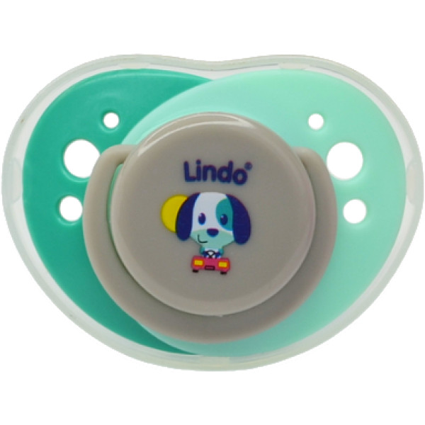 Фото - Ортодонтична пустушка Lindo з прикусом 0-6 м (А 32/0-6 зел)