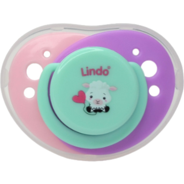 Фото - Ортодонтична пустушка Lindo з прикусом від 12м (А 32/12+ сир)