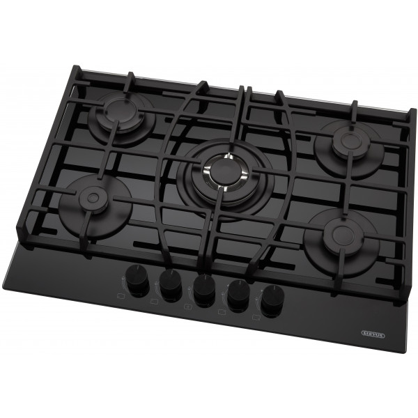 Фото - Варочная панель газовая ELEYUS KVINTA 70 BL CTF