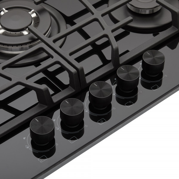 Фото - Варочная панель газовая ELEYUS KVINTA 70 BL CTF