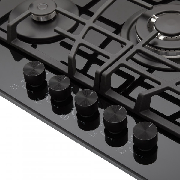 Фото - Варочная панель газовая ELEYUS KVINTA 70 BL CTF