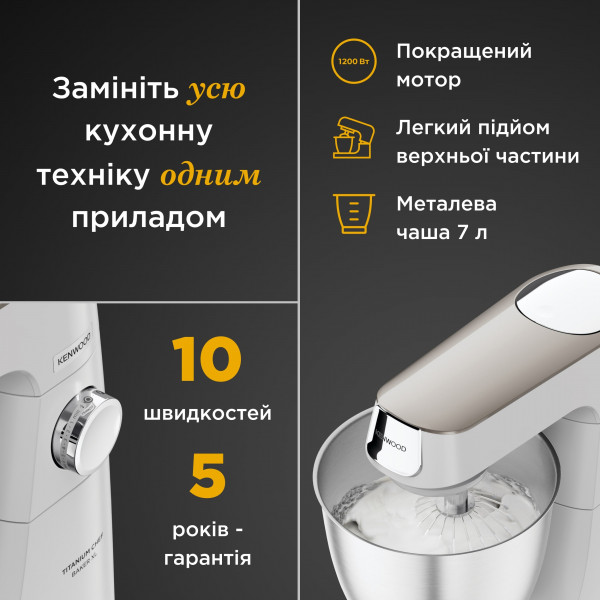 Фото - Кухонна машина Kenwood KVL 65.001 WH