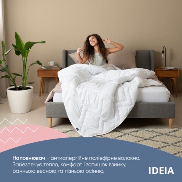 Фото - Одеяло всесезонное полуторное IDEIA NORDIC COMFORT 155х210 см антиаллергическая (8-34649*001)