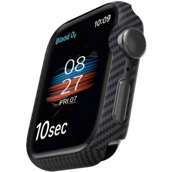 Фото - Чехол-бампер для смарт-годинника Pitaka Air Case Black/Grey for Apple Watch 9/8/7 45mm (KW2002A)