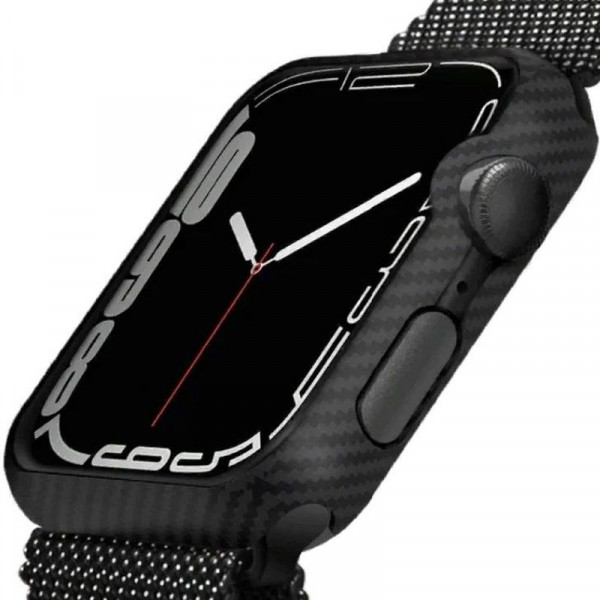 Фото - Чехол-бампер для смарт-годинника Pitaka Air Case Black/Grey for Apple Watch 9/8/7 45mm (KW2002A)
