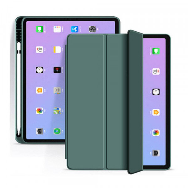 Фото - Чохол для планшета Becover Tri Fold Soft TPU з кріпленням Apple Pencil for Apple iPad 10.9'' (10 Gen)/iPad 11'' (A16) Dark Green (708460)