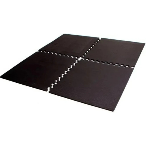 Фото - Коврик для йоги и фитнеса Toorx Interlocking 4 шт. 61х61х1.2 см Antracite (MAT-60)
