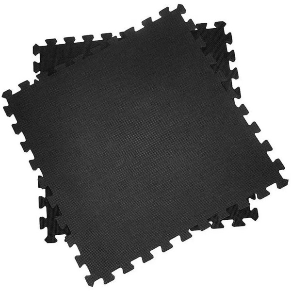 Фото - Коврик для йоги и фитнеса Toorx Interlocking 4 шт. 61х61х1.2 см Antracite (MAT-60)