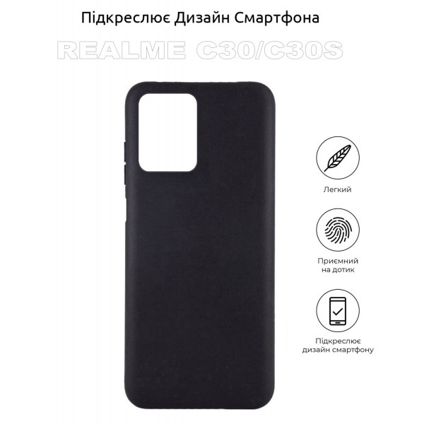 Фото - Чохол для смартфону BeCover for Realme C30/C30s Black (710161)