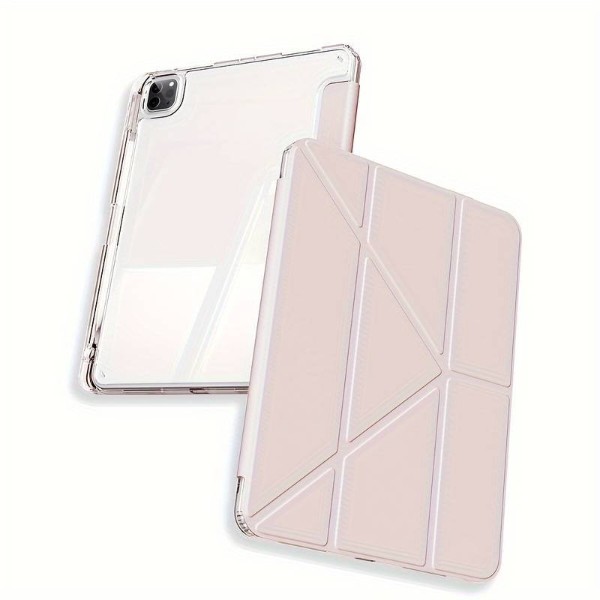 Фото - Чехол для планшета BeCover Ultra Slim Origami Transparent for Apple iPad Pro 11" M4 2024 Pink (711691)