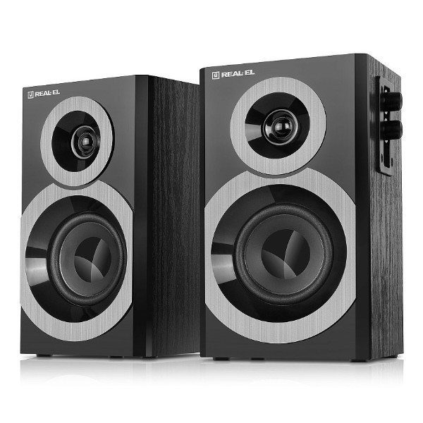 Фото - Компьютерная акустика компактная 2.0 REAL-EL S-245 Black (EL121200015)