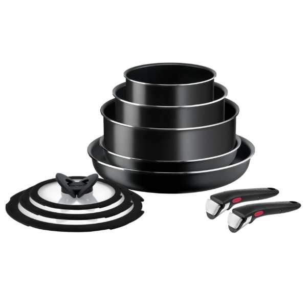 Фото - Набор посуды со съемной ручкой Tefal L1539053 Ingenio Easy Cook & Clean 10 пр