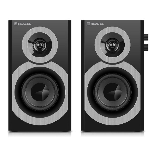 Фото - Компьютерная акустика компактная 2.0 REAL-EL S-245 Black (EL121200015)