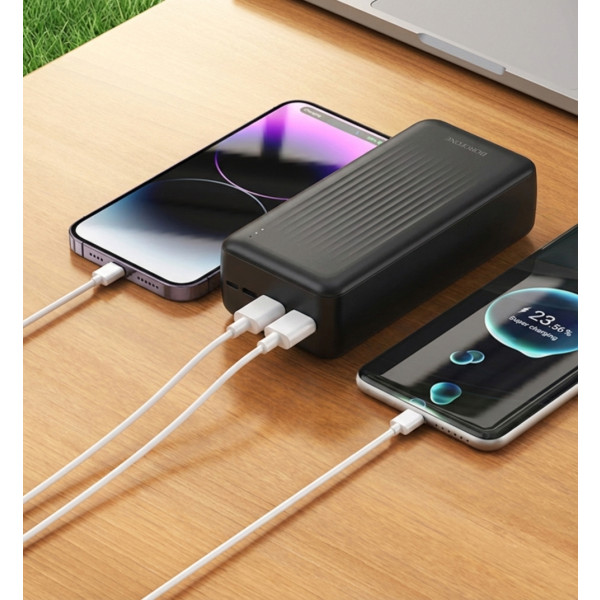 Фото - Батарея мобільна BOROFONE BJ80B Clever PD20W + QC22.5W 30000 mAh Black (714874)