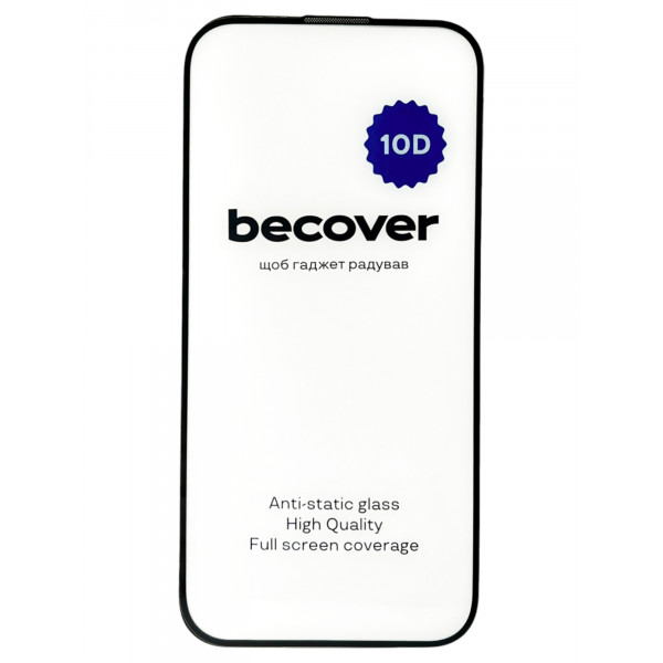Фото - Захисне скло для смартфону BeCover for Apple iPhone 15 Plus 10D Black (711330)